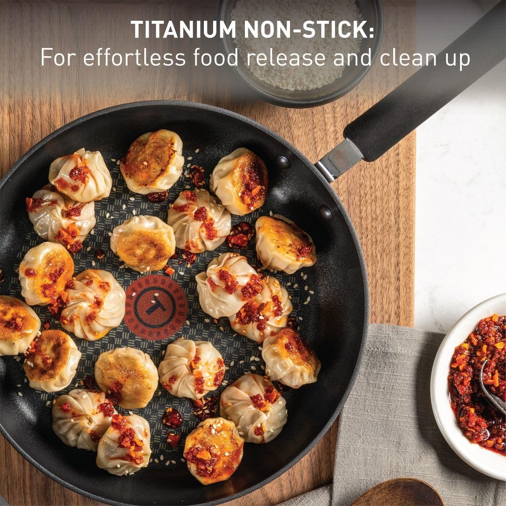 Hard Anodized Nonstick Fry Pan Set, 2-Pack U2542