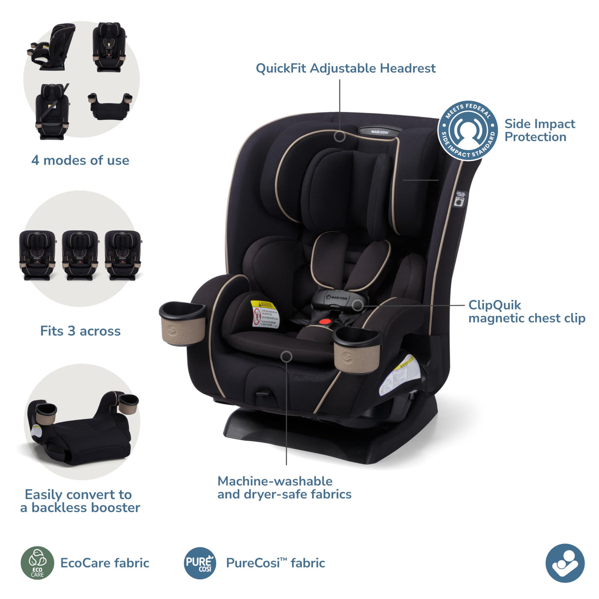 4-in-1 Convertible Car Seat L298