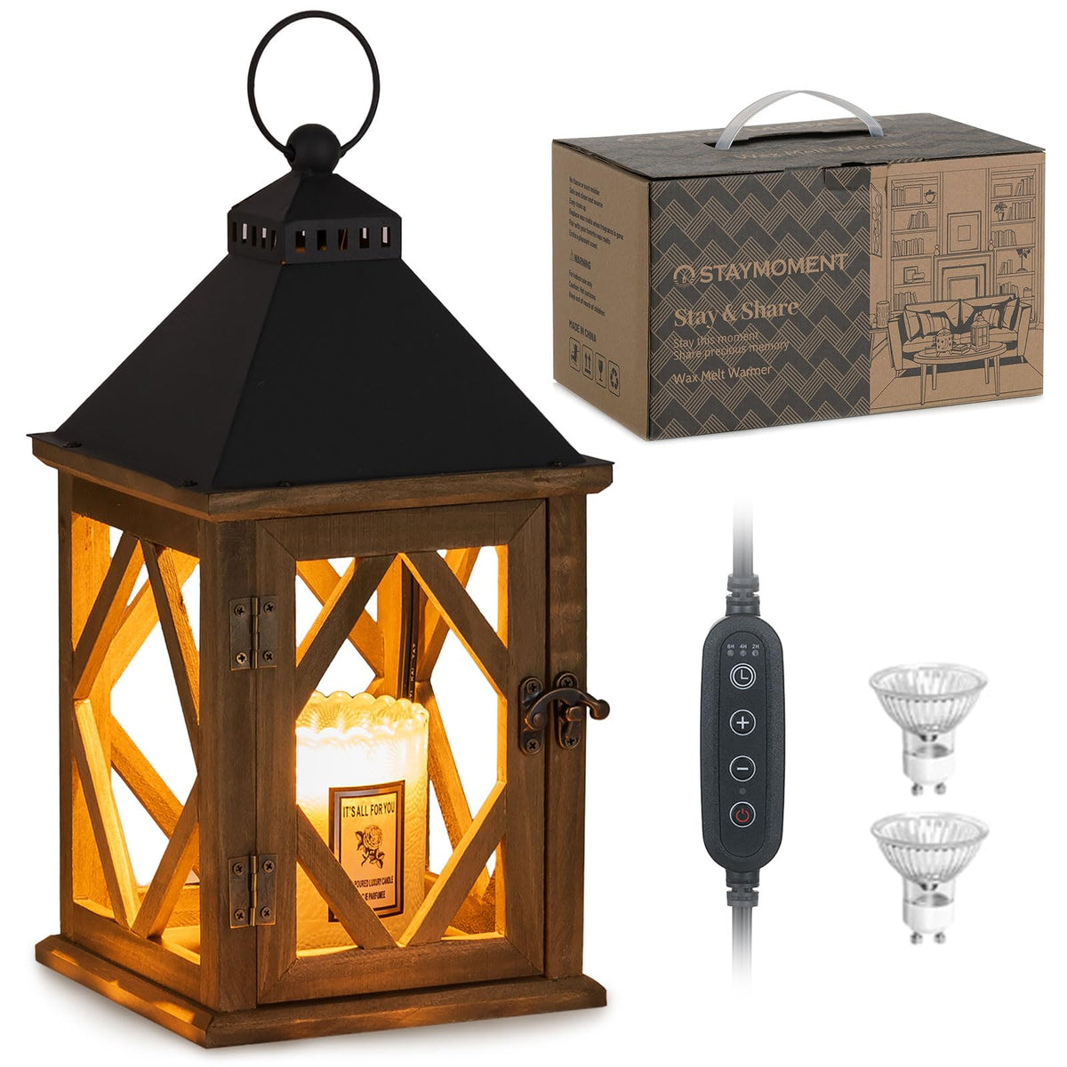 Candle Warmer Lamp with Timer O4138