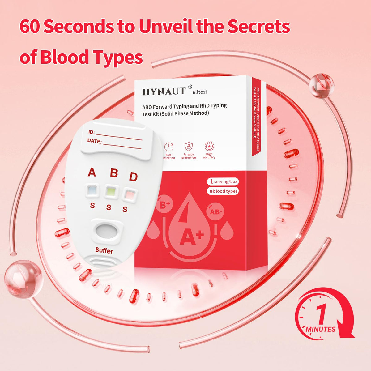 Blood Group Testing Kit 3 Test Kit O1903