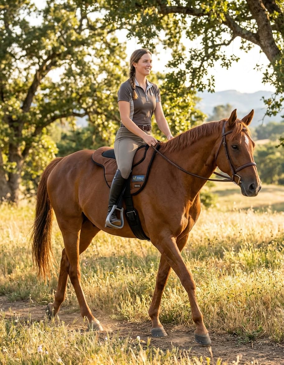 Lightweight Neoprene Padded Bareback Saddle Pad H202