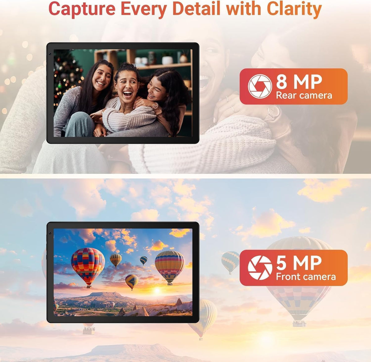 10.1" Android 16 Tablet Octa-core 36GB+128GB Dual Camera H542