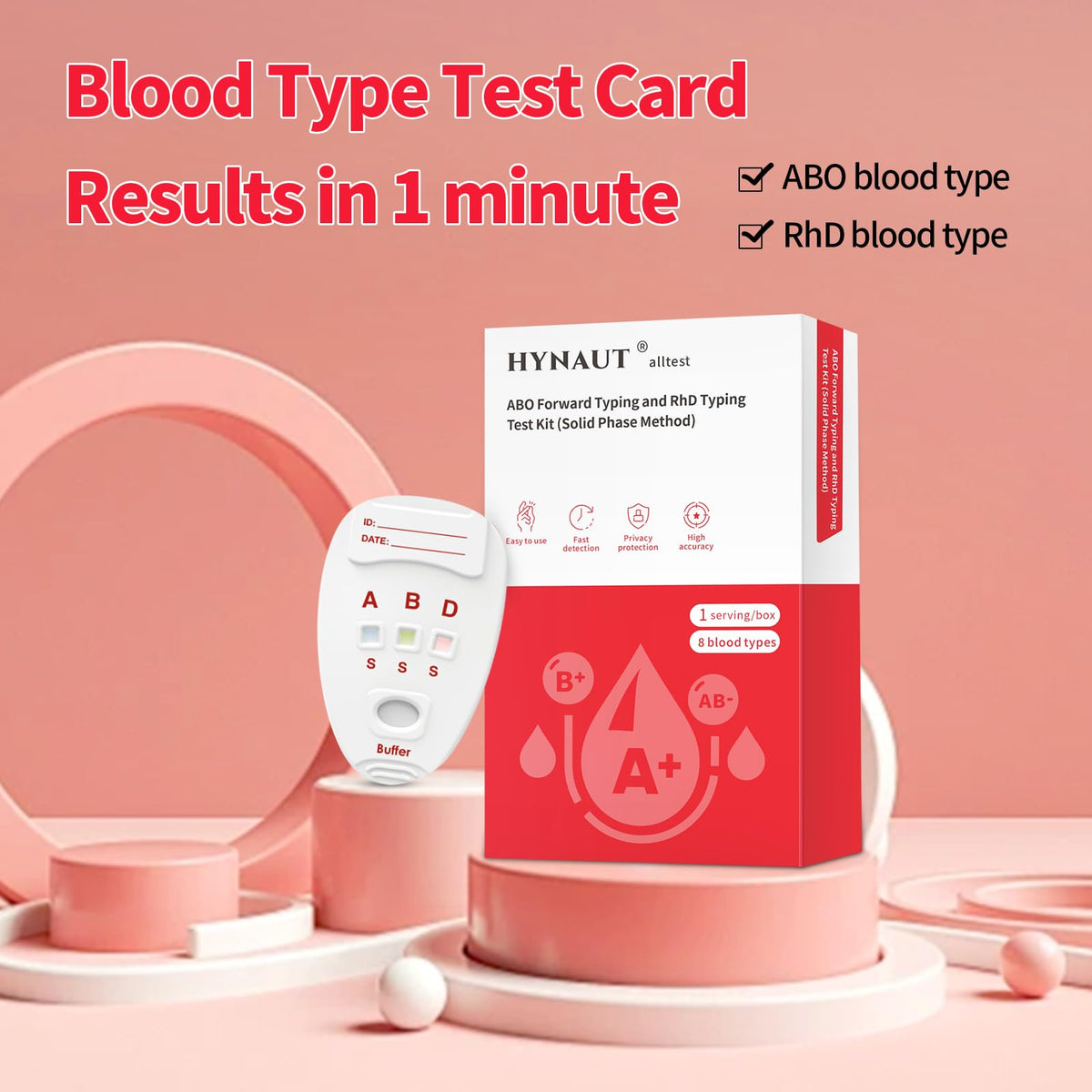 Blood Group Testing Kit 3 Test Kit O1903