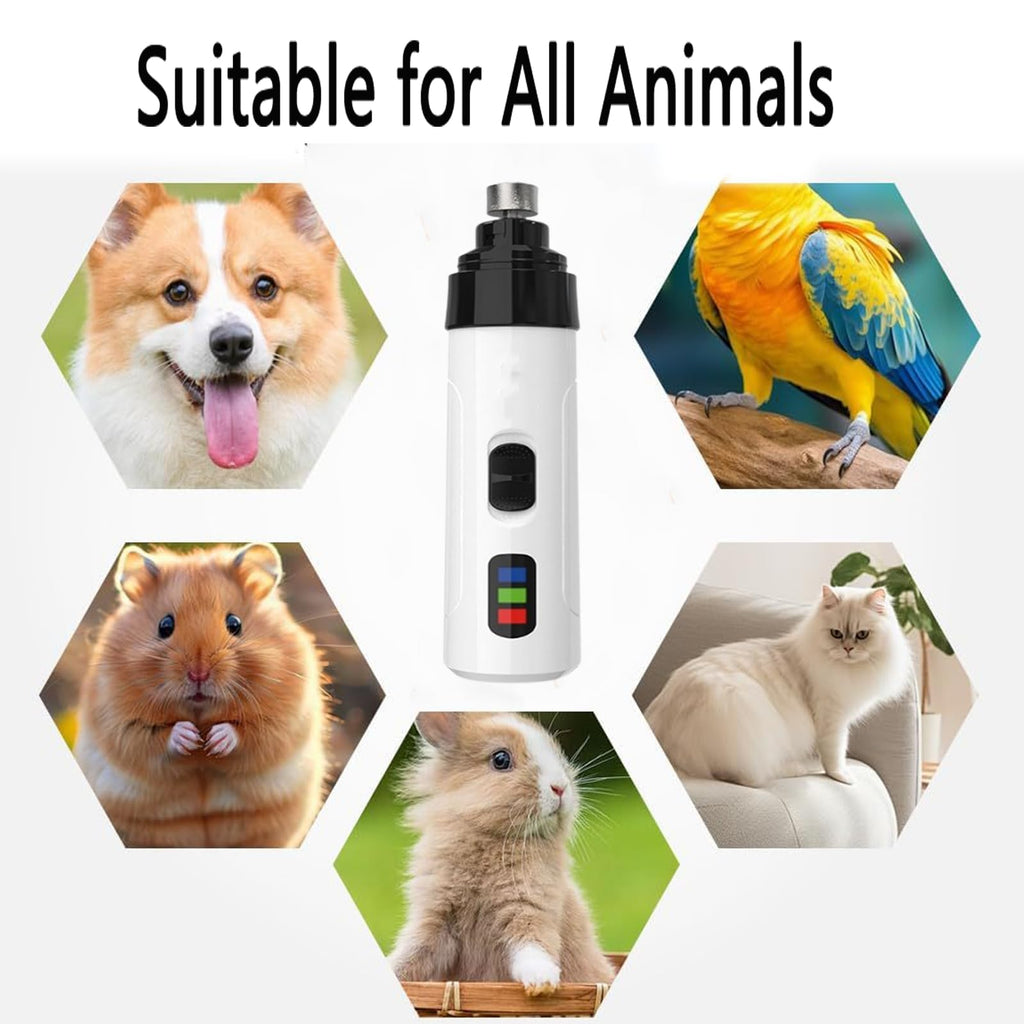 Cortador De Uñas Sin Estrés USB Rechargeable Automatic Pet Nail Trimmer F637