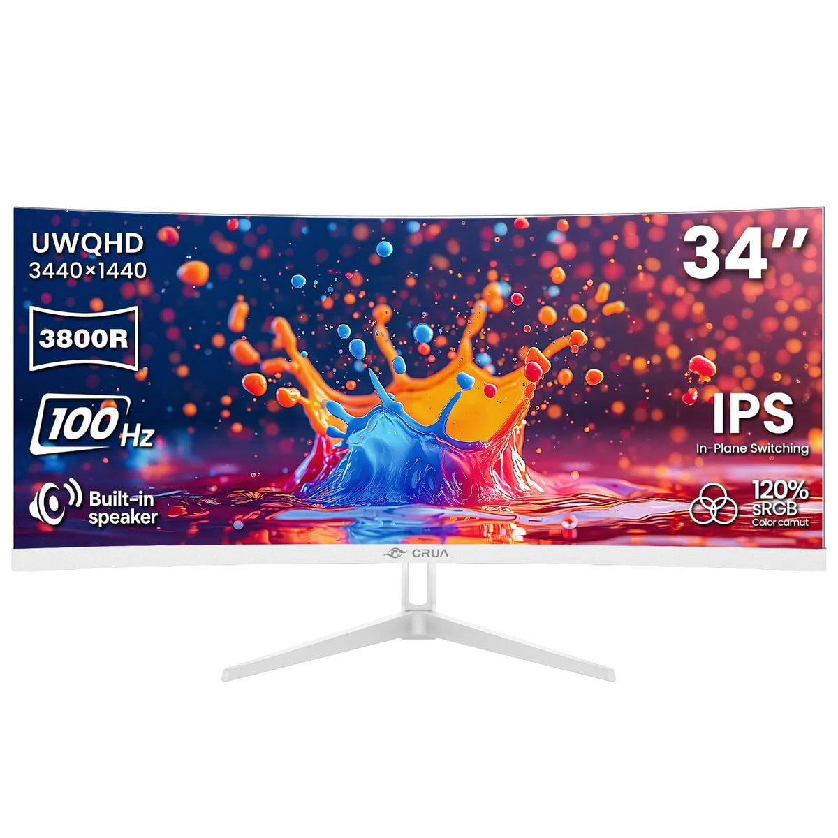 34 Inch 21:9 UWQHD 100Hz IPS Ultrawide Curved Monitor Z567