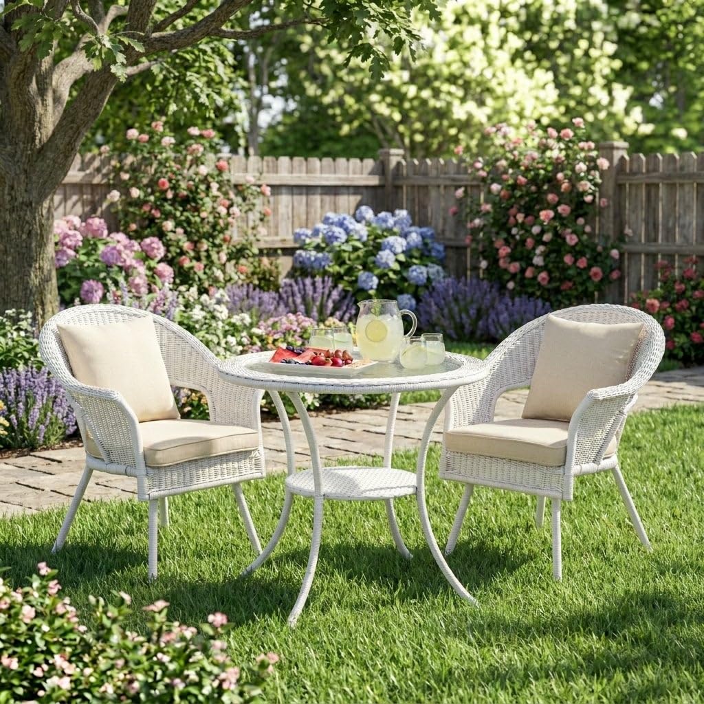 Hand-Woven Resin Wicker Stacking Chair G2198