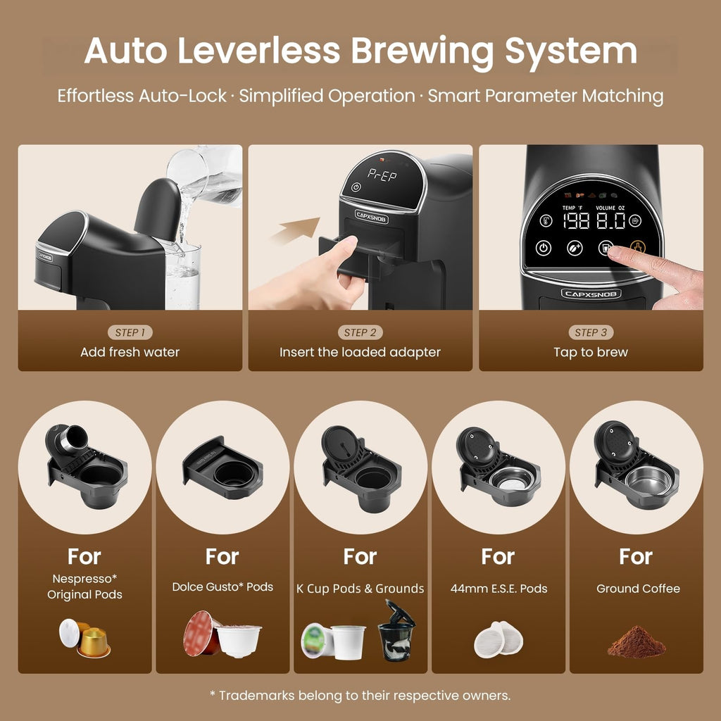 5-in-1 Coffee Maker & Machine A548
