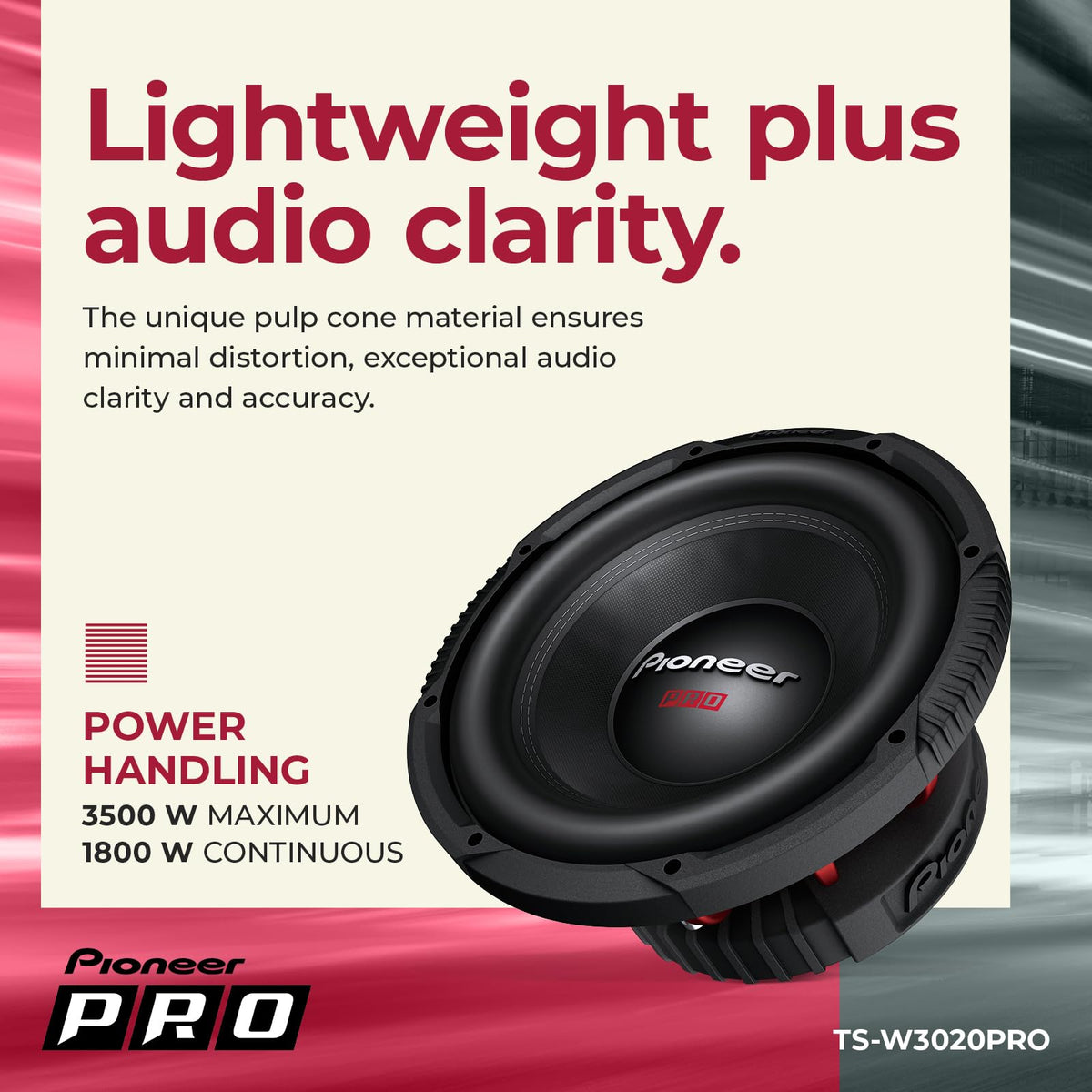 12" Subwoofer 2000W Max G3854