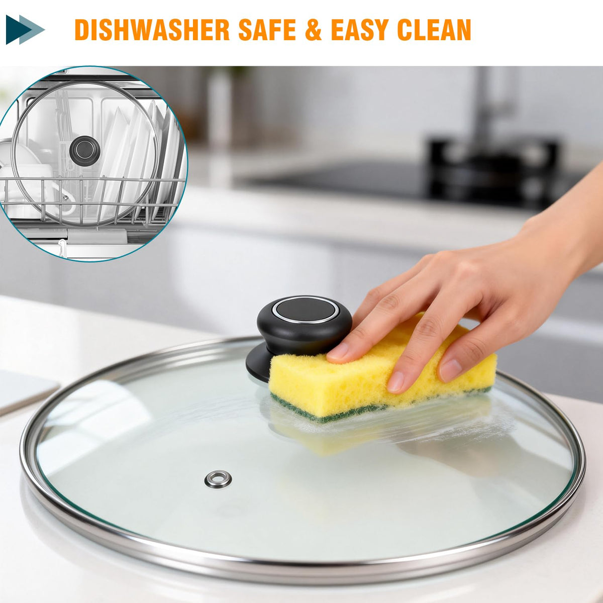 12 Inch Tempered Glass Lid for Frying Pan & Skillet G762