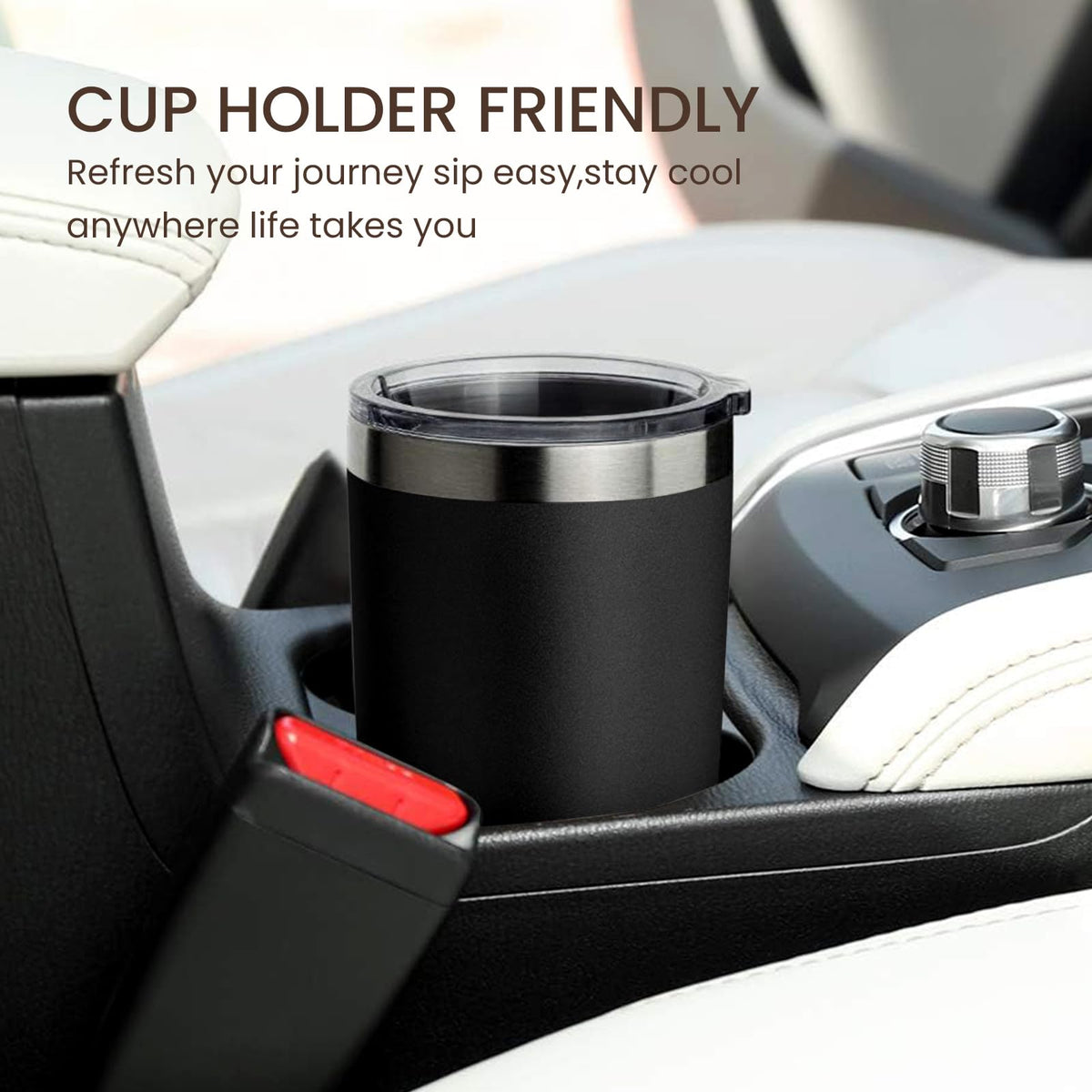 20oz Stainless Steel Insulated Tumbler with Lid and Straw W35838