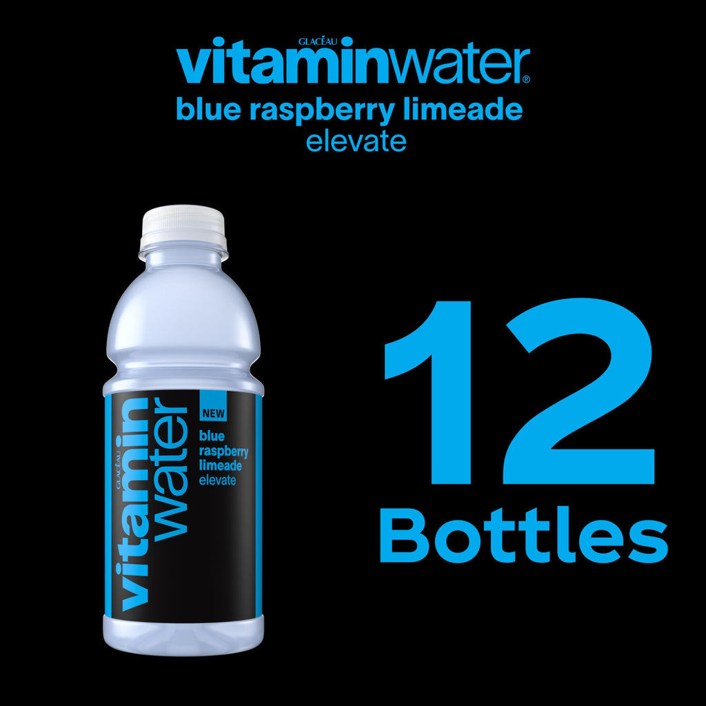 Blue Raspberry Limeade Nutrient Enhanced Water Beverage 20 oz 12 pack W54065