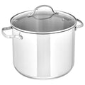 Stainless Steel 8 Quart Stock Pot with Glass Lid P71818