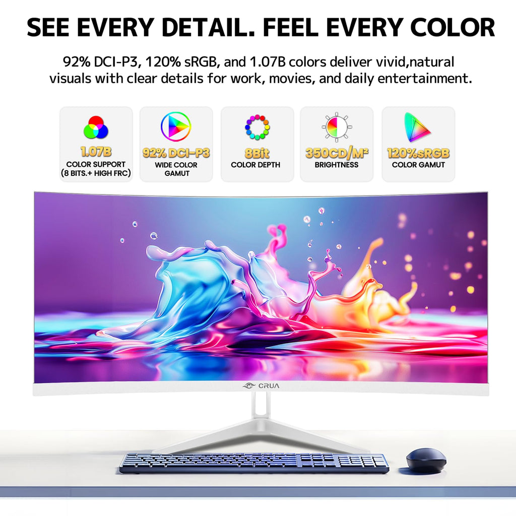 34 Inch 21:9 UWQHD 100Hz IPS Ultrawide Curved Monitor Z567