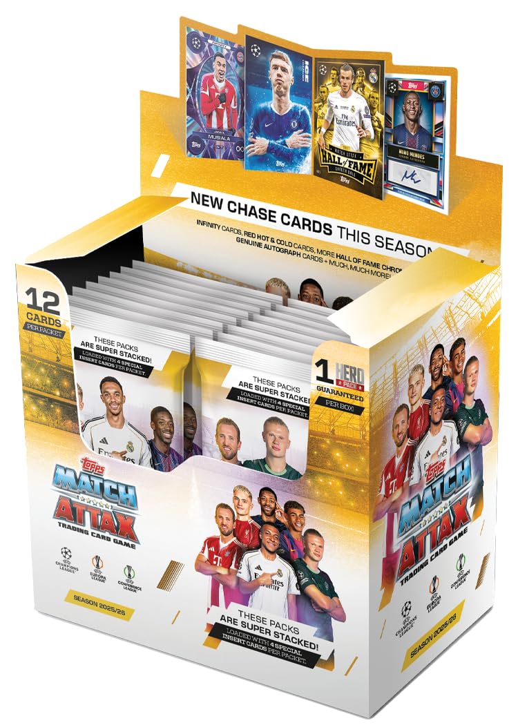 Match Attax 2025/26 Full Box 32 Packets P595231