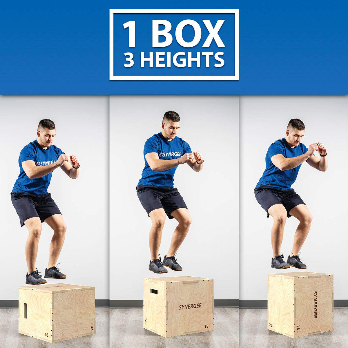 3 in 1 Wood Plyo Box N3598
