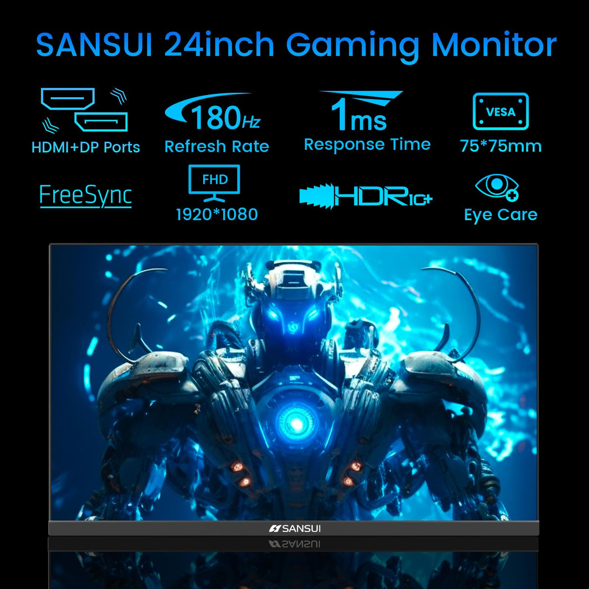 24 Inch 180Hz Gaming Monitor D174