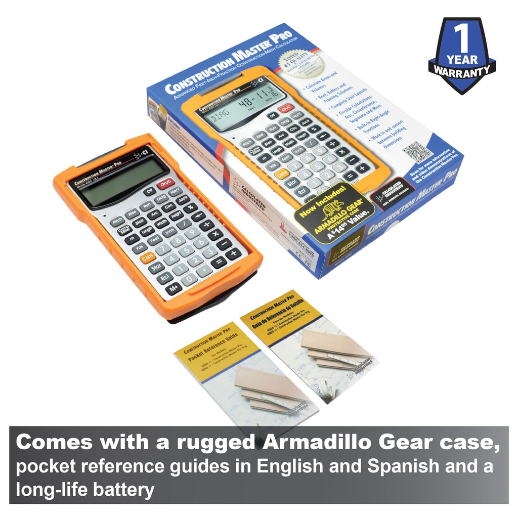 Construction Master Pro Calculator K31299