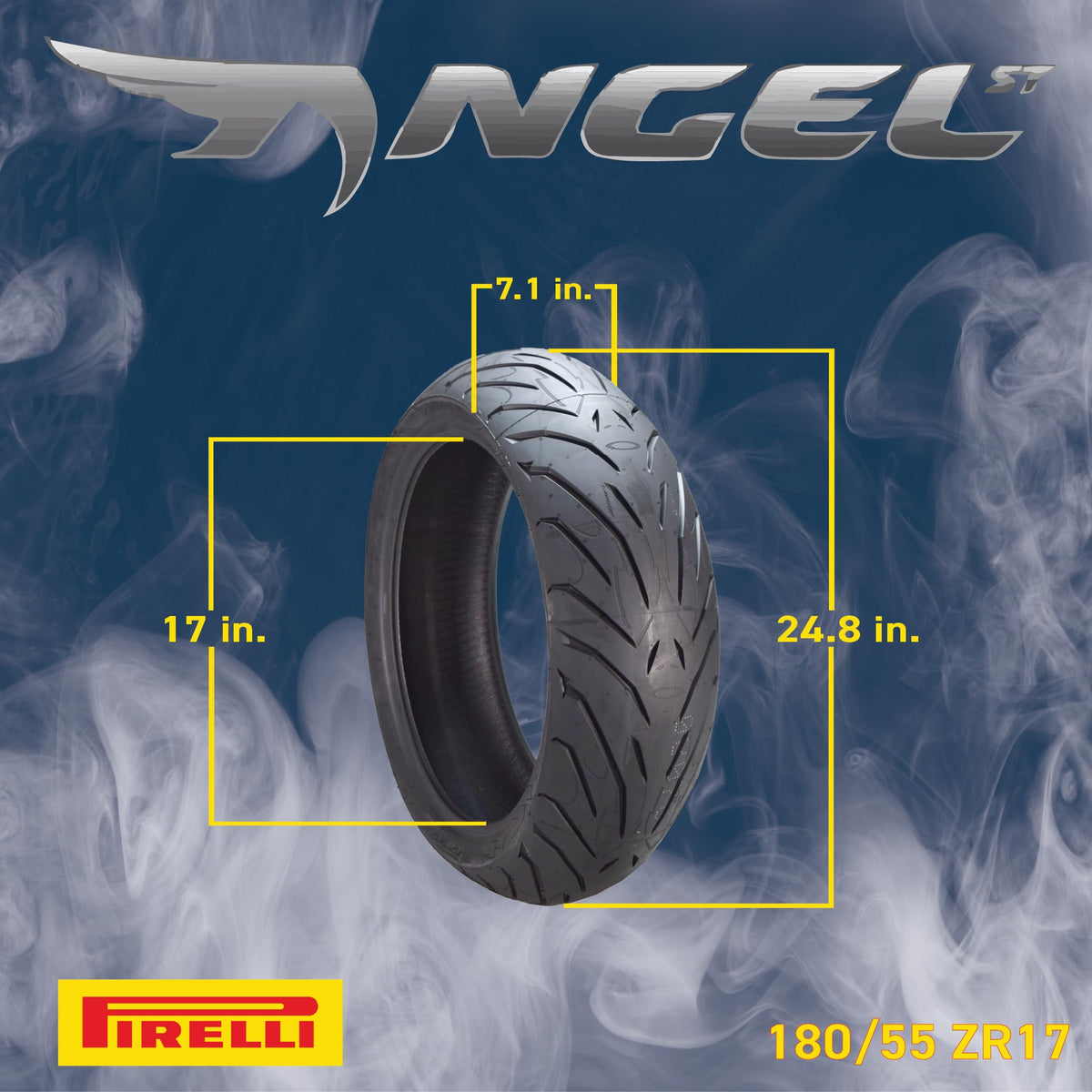 180/55ZR17 Rear Motorcycle Tire M743