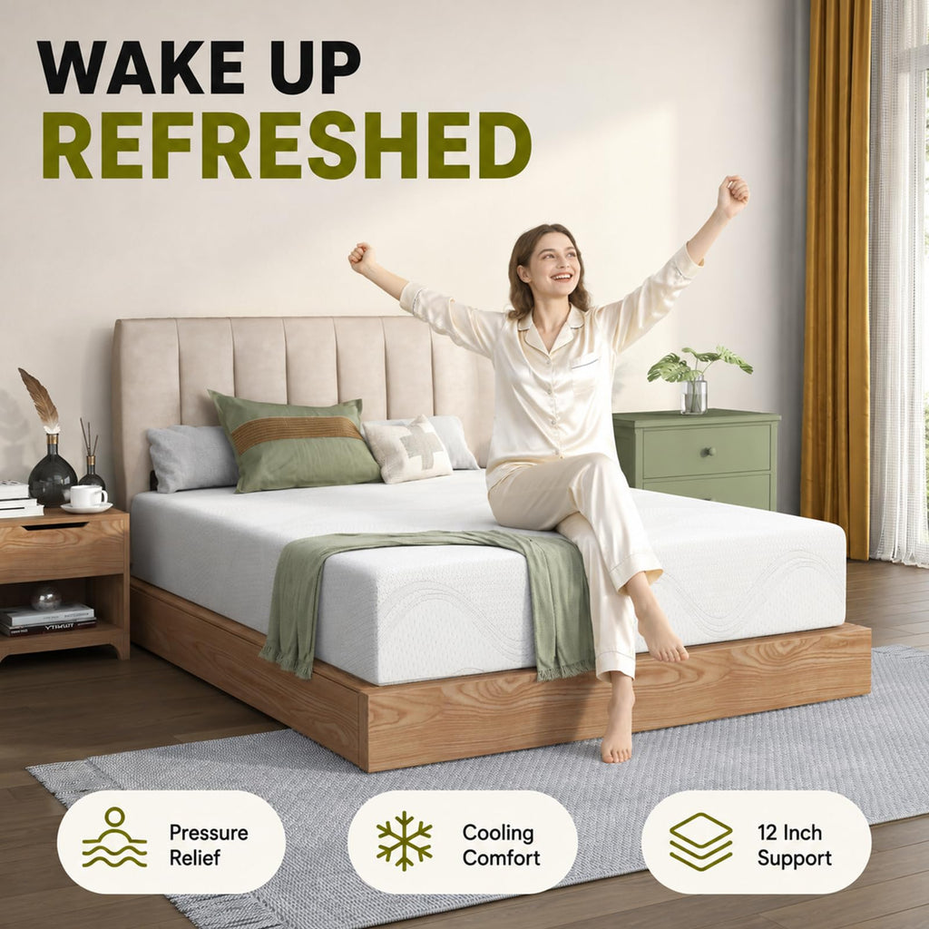 6 Inch Twin Memory Foam Mattress H225