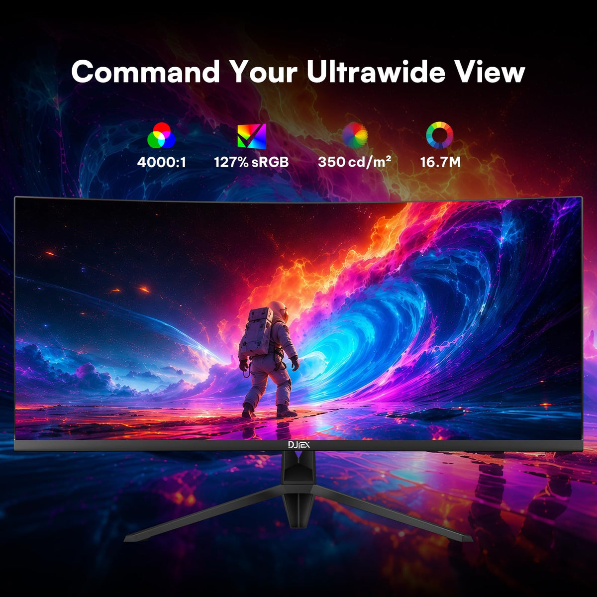 34 Inch Ultrawide Curved Gaming Monitor WQHD 165Hz 1500R X477