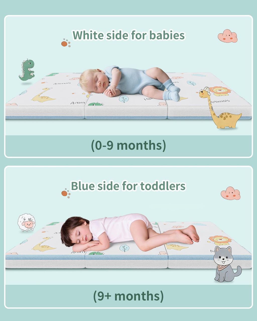 Trifold Pack and Play Mattress 38"x26" E597