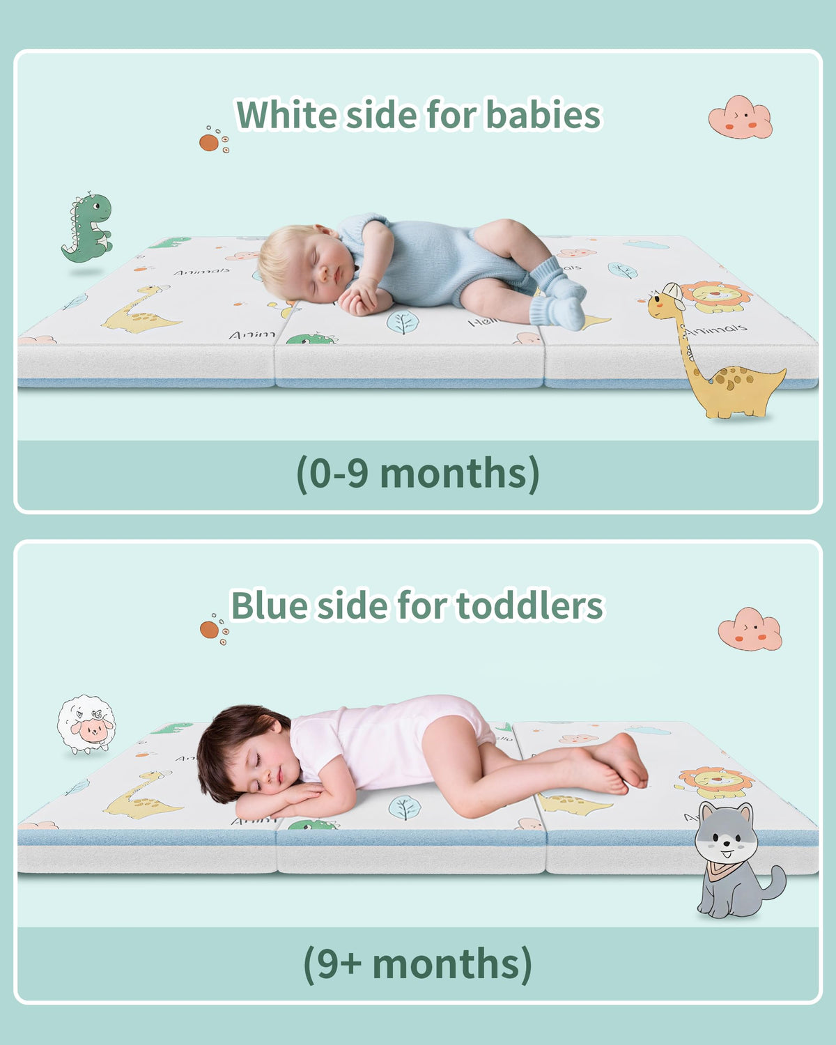 Trifold Pack and Play Mattress 38"x26" E597