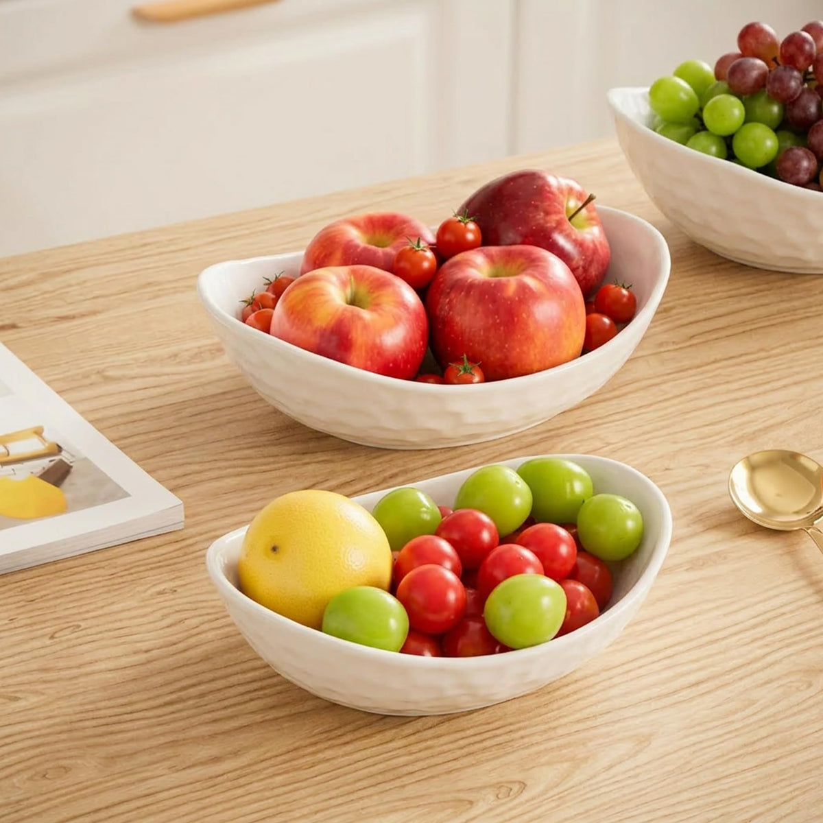 3 Tier Ceramic Fruit Bowl Stand V97481