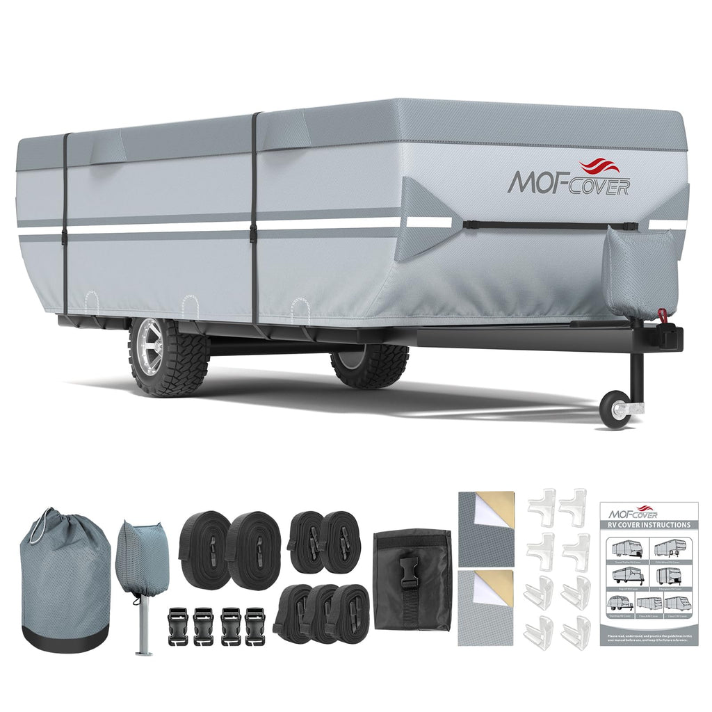 9 Layers Rip-Stop 14-16ft Pop Up Camper Cover E892069