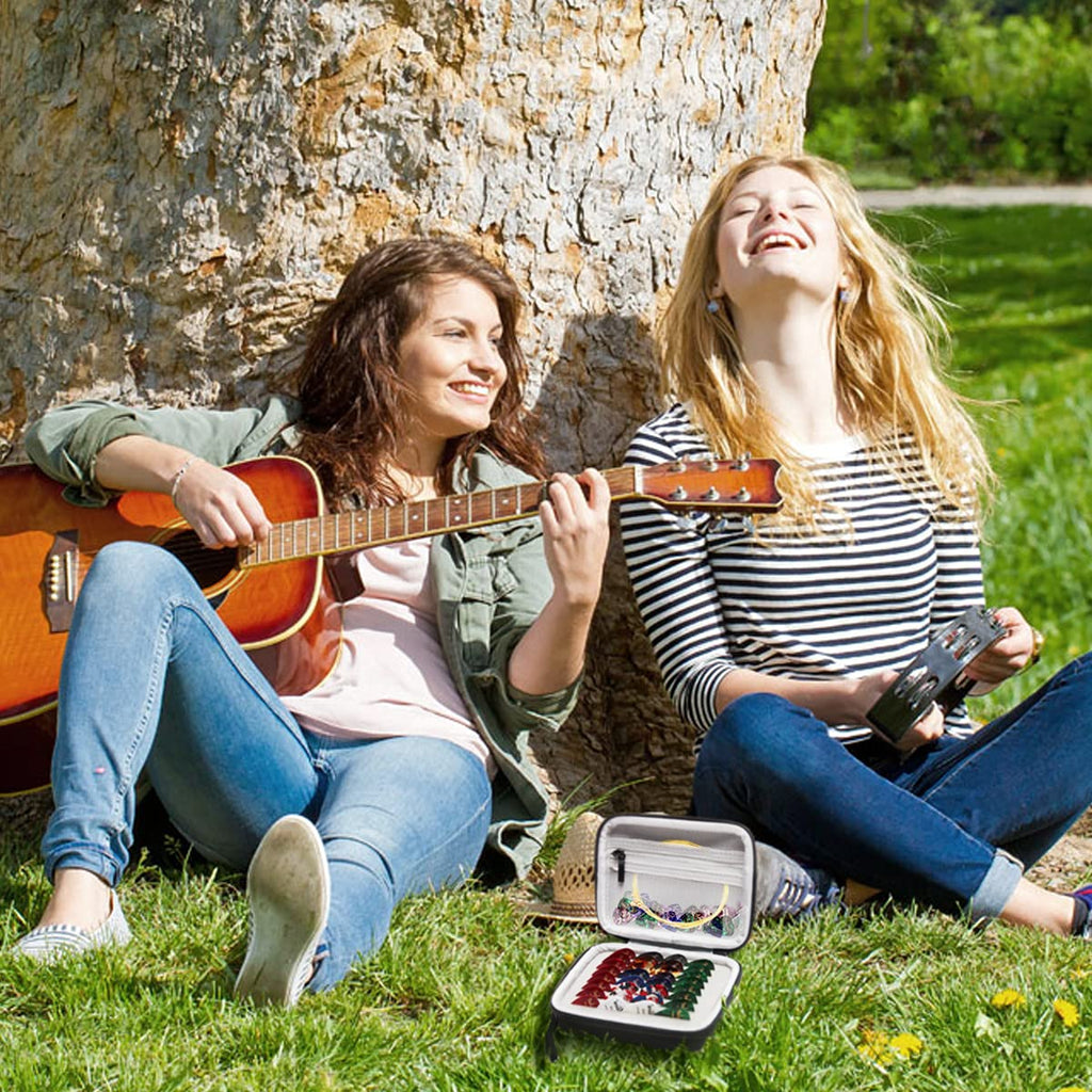 Guitar Pick Holder Case Black F7075