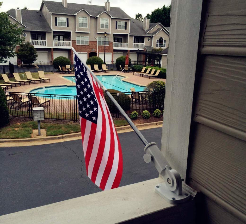 1 Inch Aluminum Wall Mount Flag Pole Bracket J94264