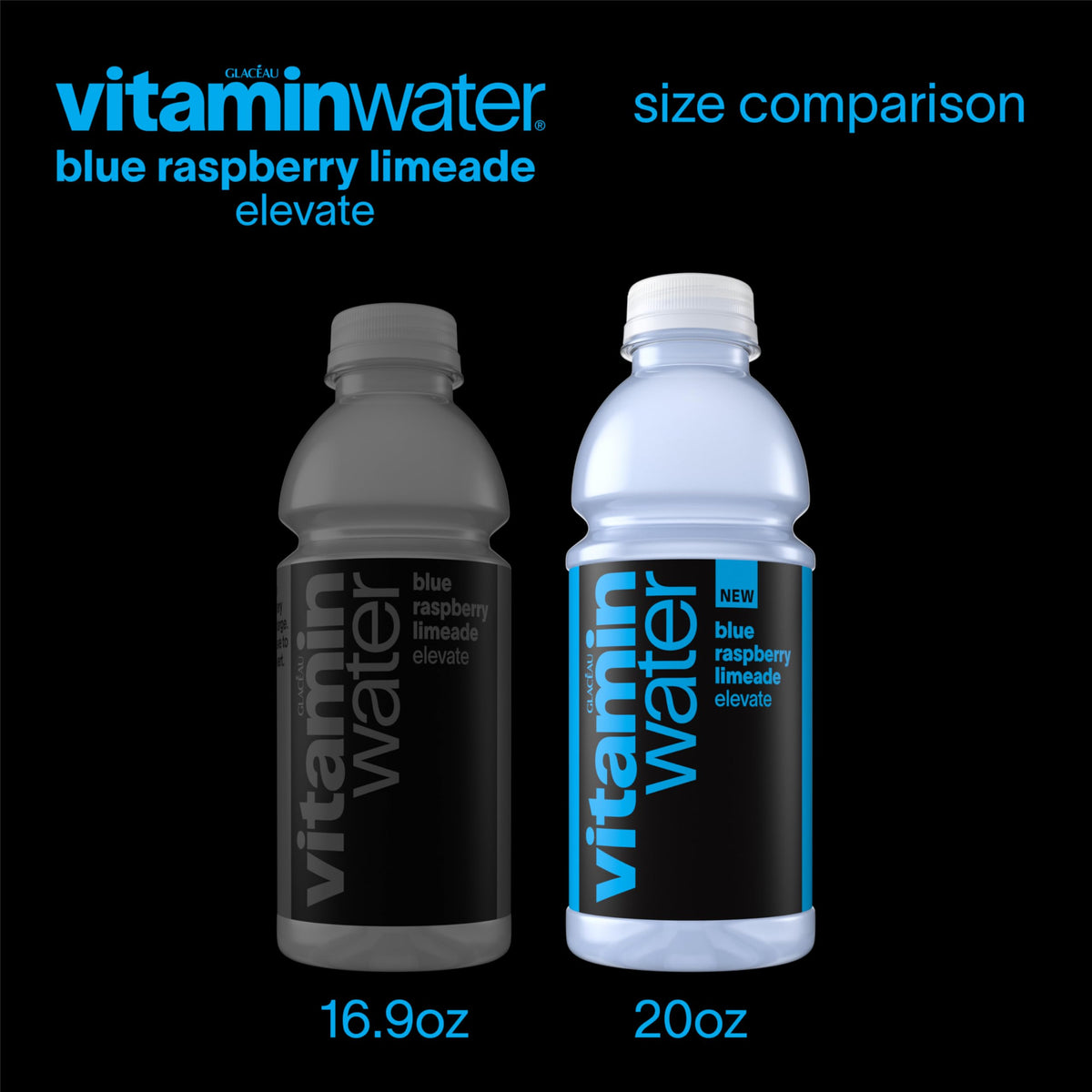Blue Raspberry Limeade Nutrient Enhanced Water Beverage 20 oz 12 pack W54065