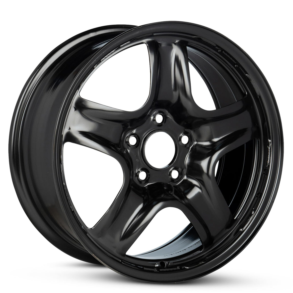 17 Inch Painted Black Car Wheel Y4479