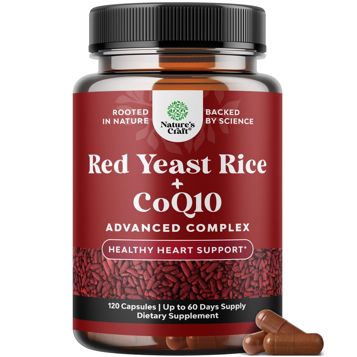 Red Yeast Rice with CoQ10 Supplement 120 Ct I112252