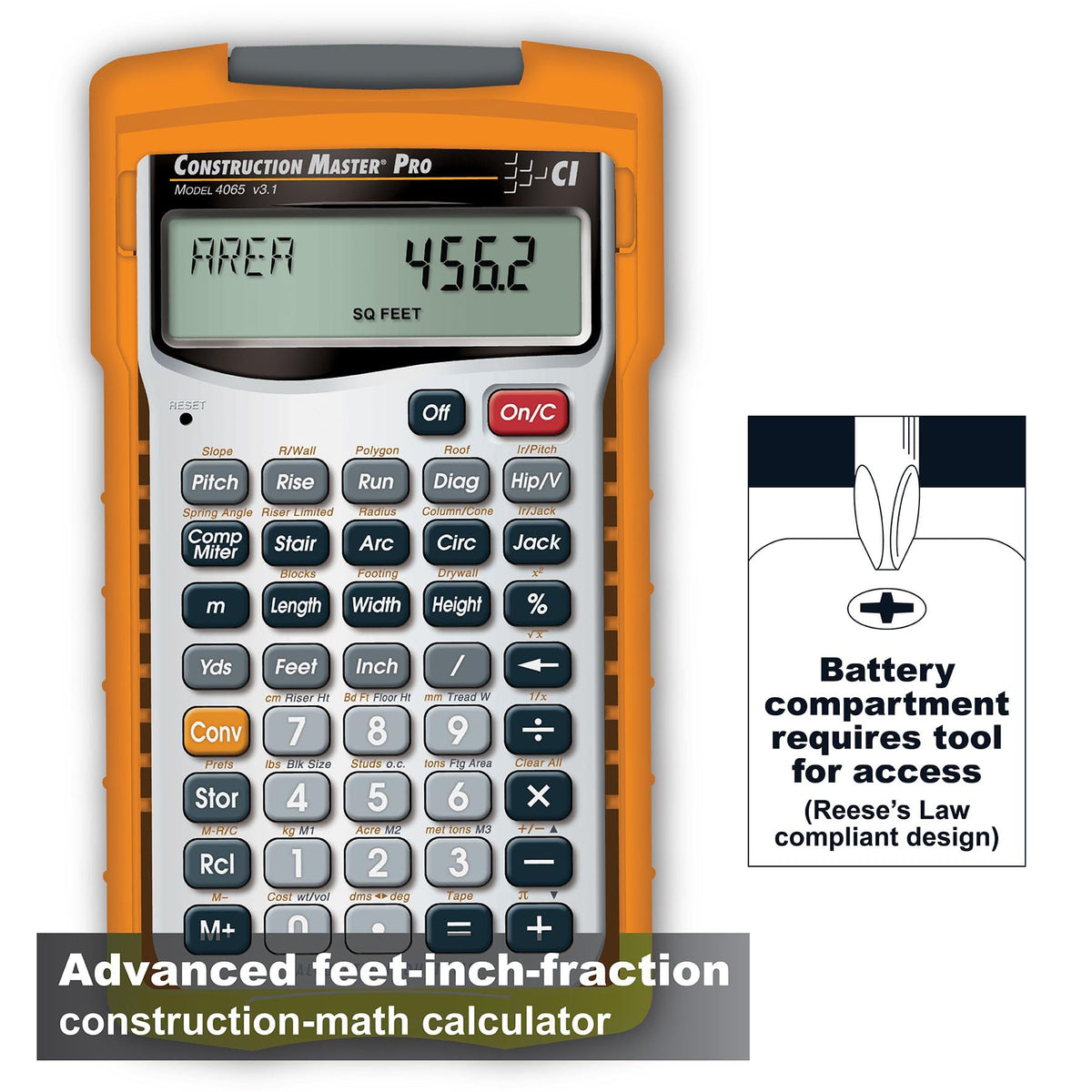 Construction Master Pro Calculator K31299