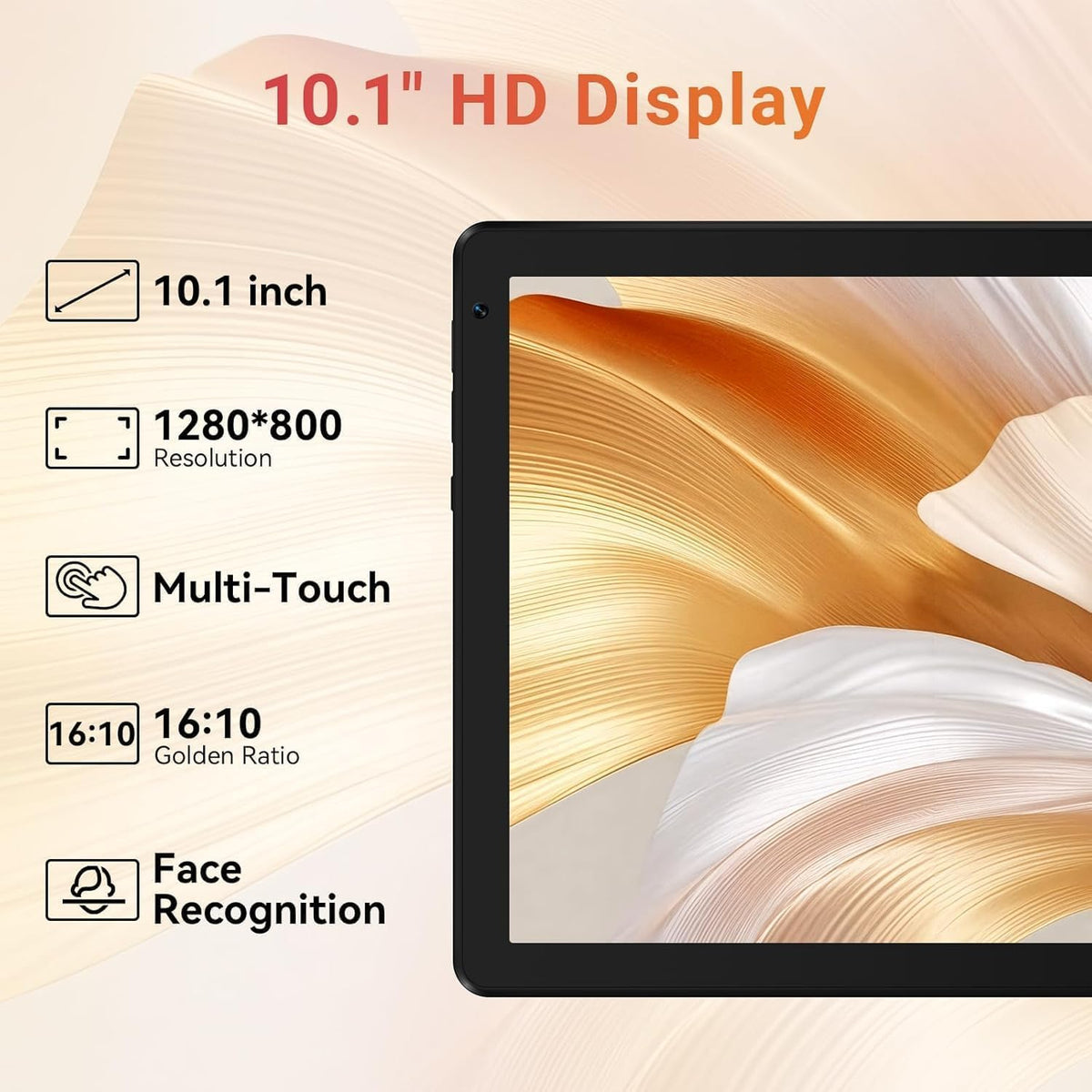 10.1" Android 16 Tablet Octa-core 36GB+128GB Dual Camera H542