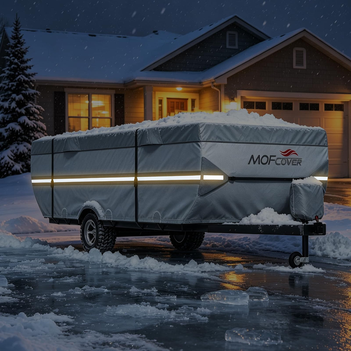 9 Layers Rip-Stop 14-16ft Pop Up Camper Cover E892069