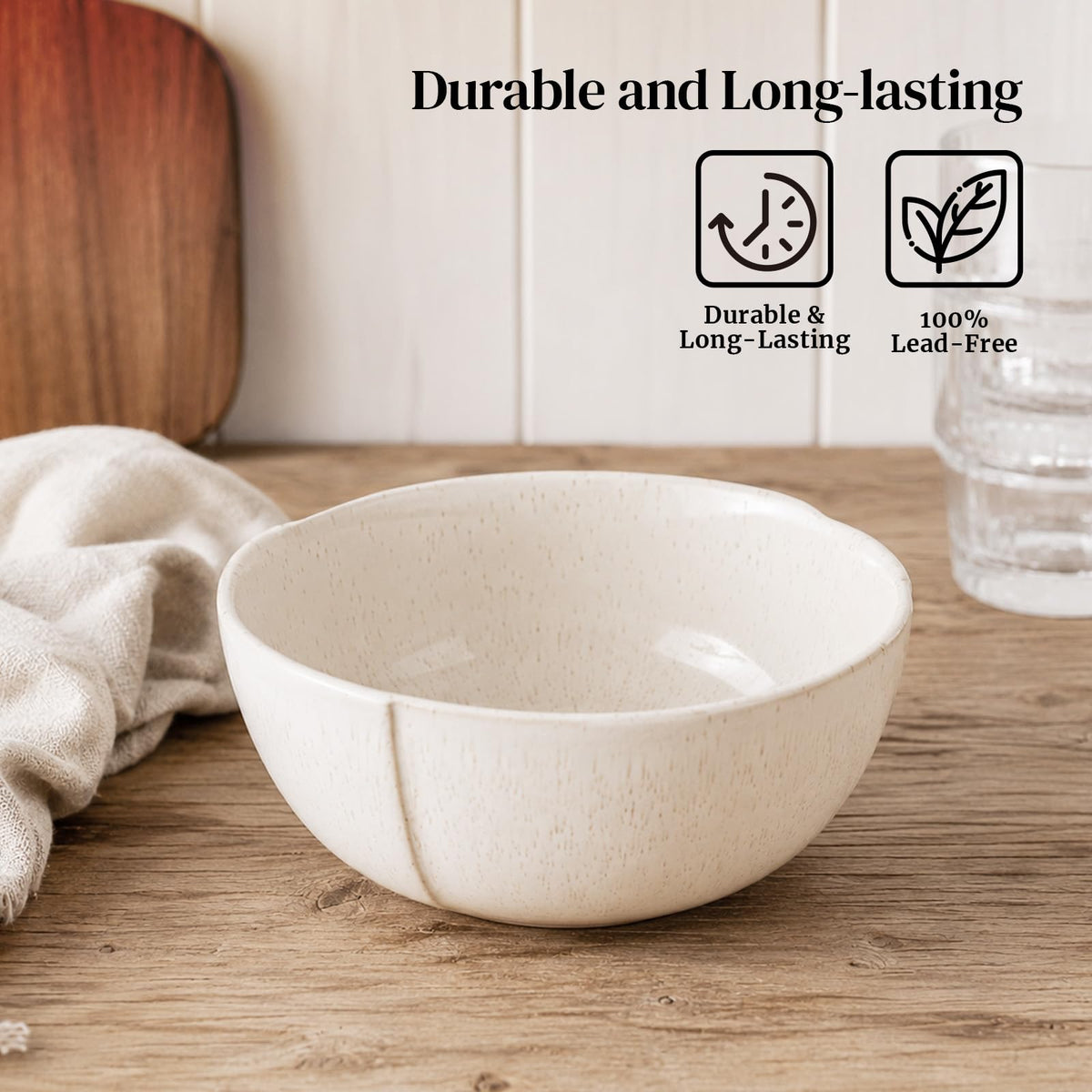 32 OZ Ceramic Soup Bowls Set of 4 Z526673