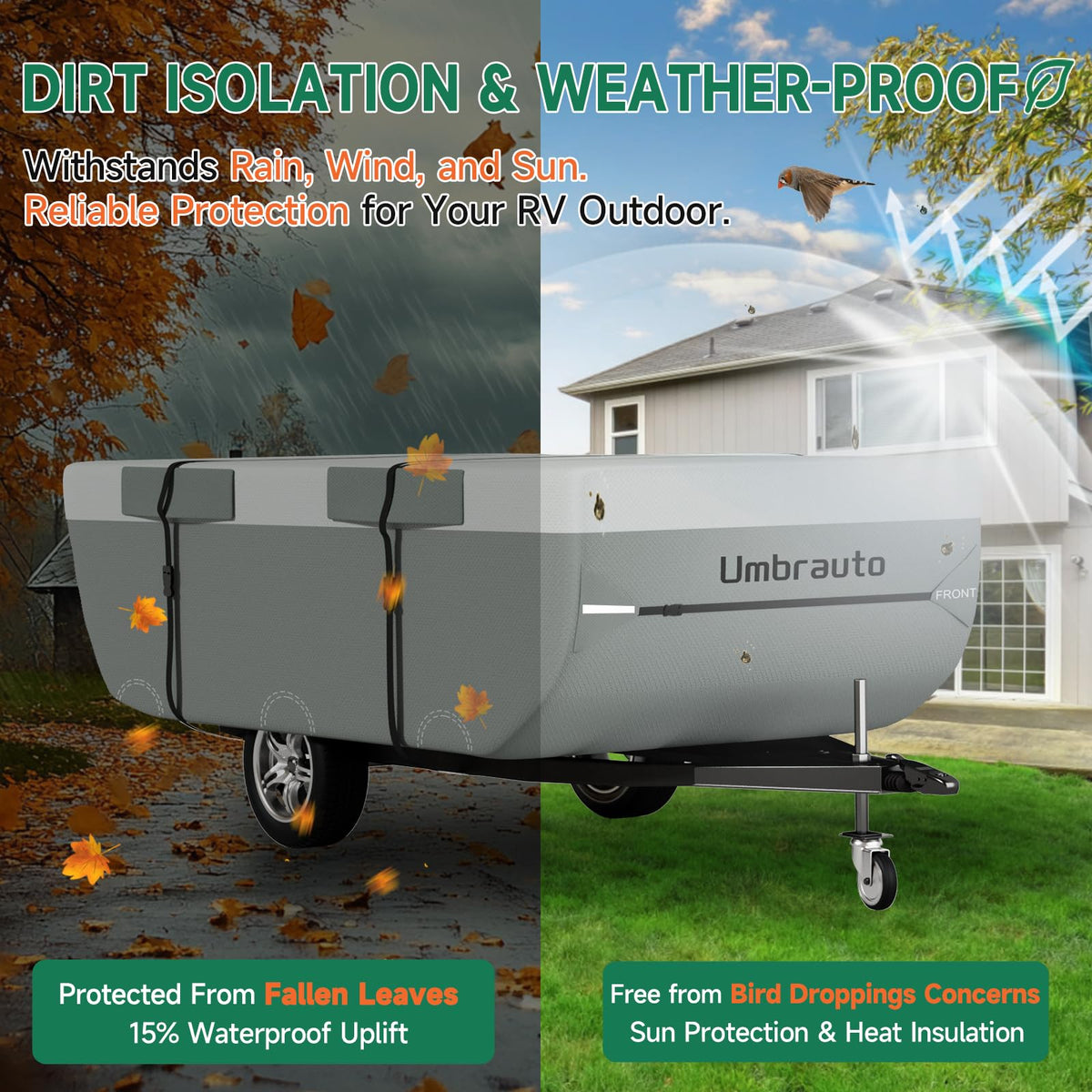Pop Up Camper Cover 14-16 ft C7393