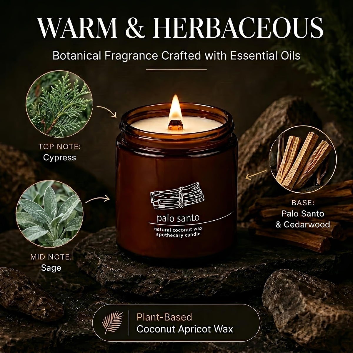 16 oz Wood Wick Candle Y32353