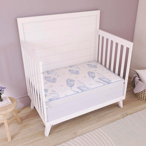 2-in-1 Breathable Inner Spring Portable Crib Mattress Z88842