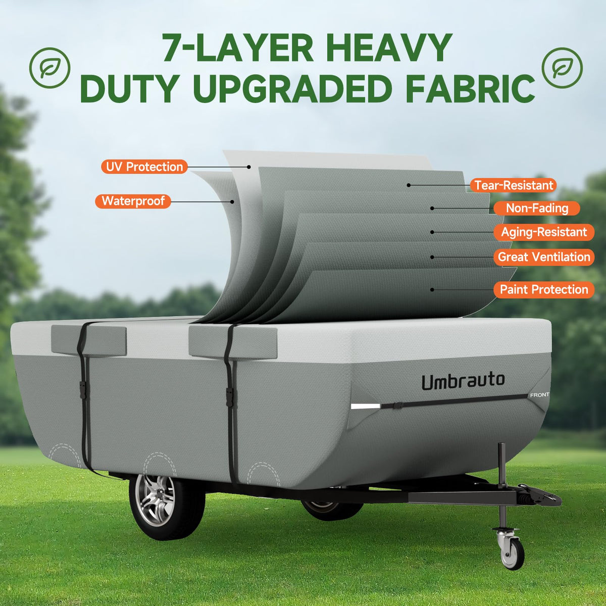Pop Up Camper Cover 14-16 ft C7393