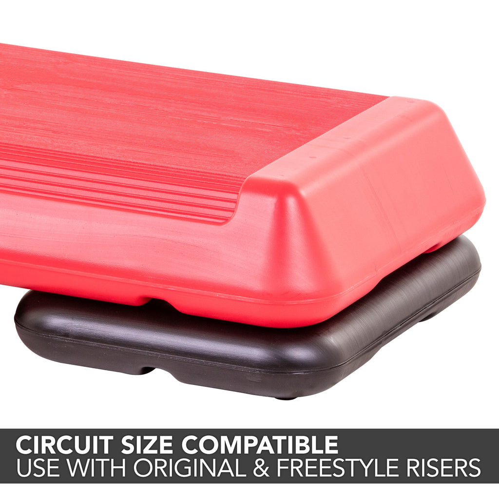 Black Aerobic Risers D744