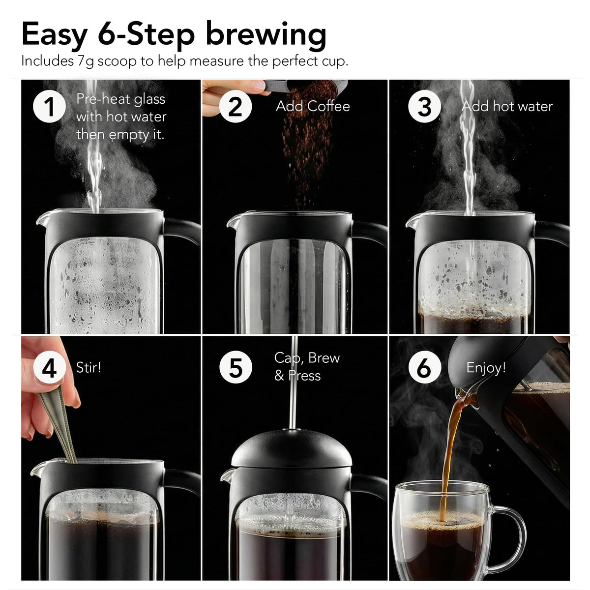 12oz French Press Coffee Maker K531627