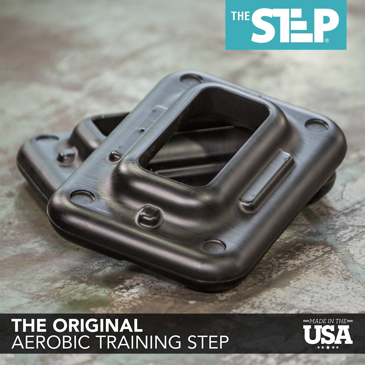 Black Aerobic Risers D744