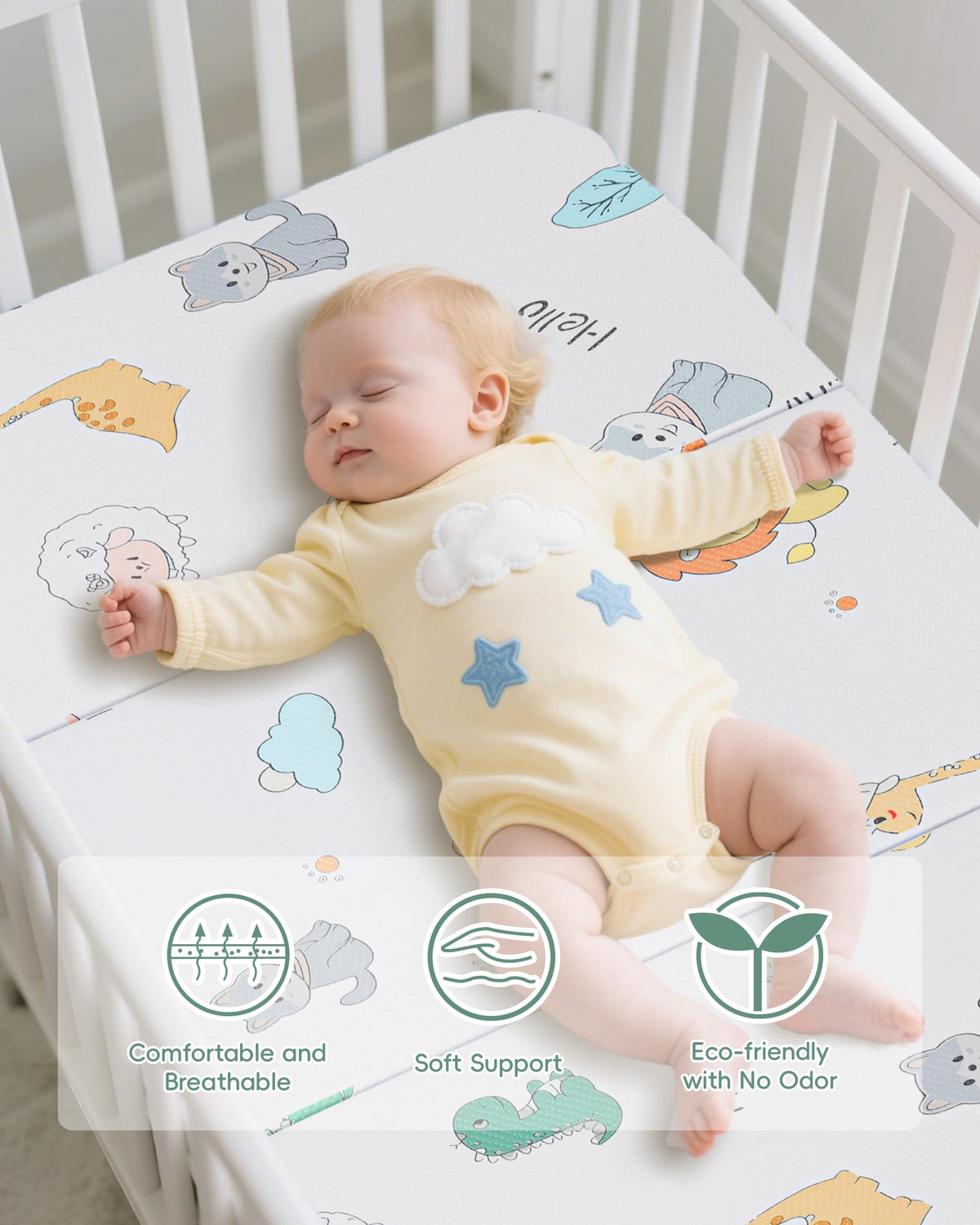 Trifold Pack and Play Mattress 38"x26" E597