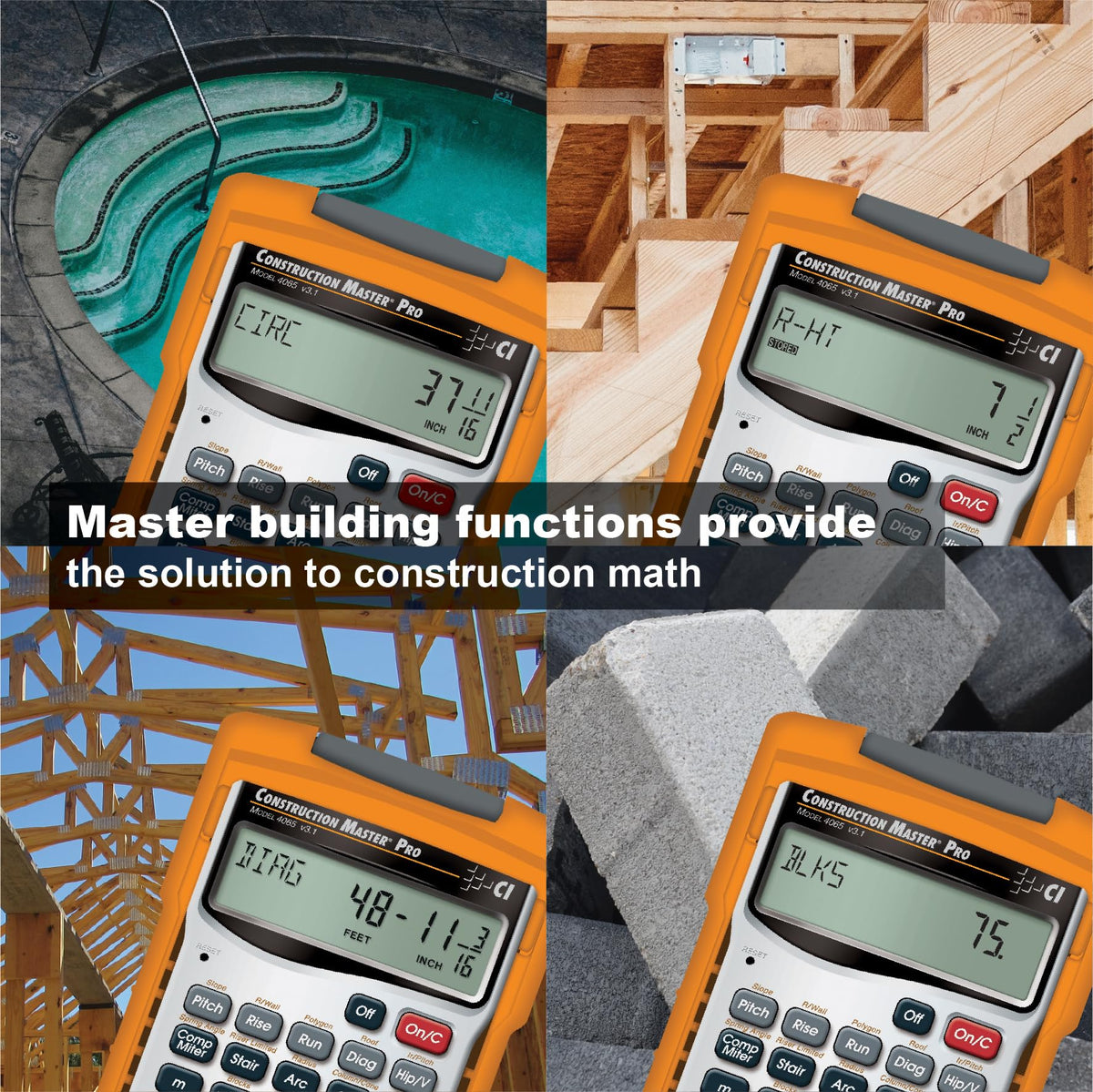 Construction Master Pro Calculator K31299