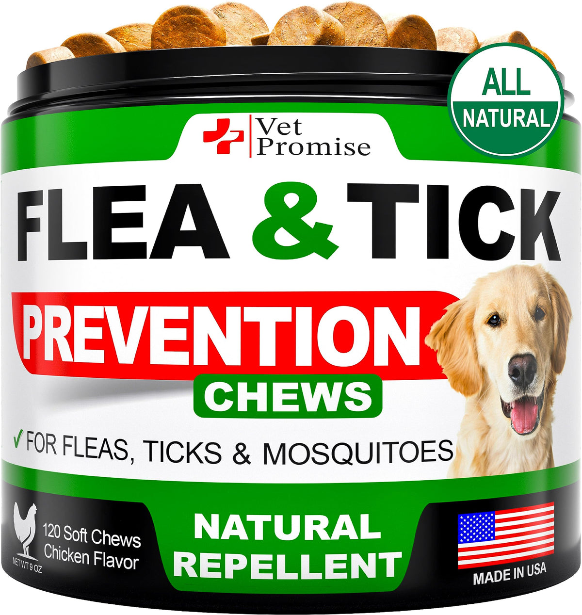 Flea and Tick Prevention for Dogs Chewables M379