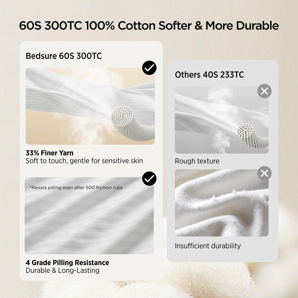 King Size Set of 2 Cotton Pillows M55210