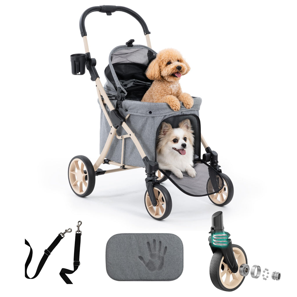 Dog Stroller with Rubber Wheels Q209