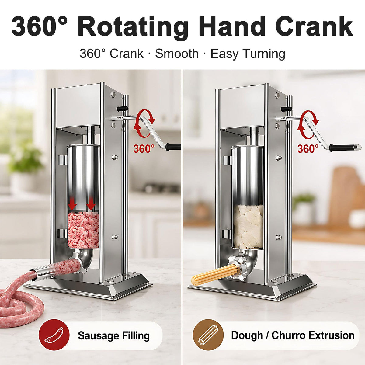 Sausage Stuffer and Churro Machine Combo G758809